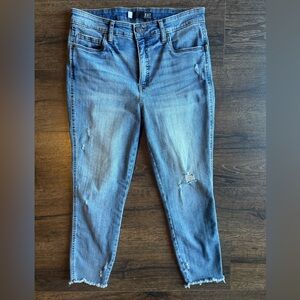 Kut from the Kloth Light Blue Distressed Skinny Jeans